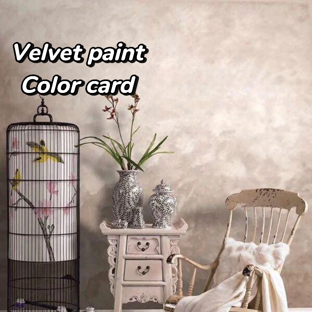 Velvet paint-Color card